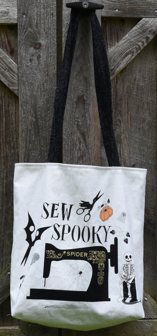 Mr Bones Sews Tote panel
